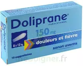 Doliprane 150 Mg Suppositoires 2plq/5 (10) à IS-SUR-TILLE