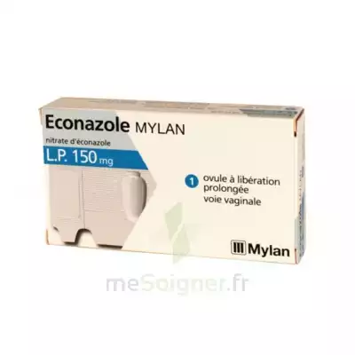 Econazole Mylan L.p. 150 Mg, Ovule à Libération Prolongée à IS-SUR-TILLE