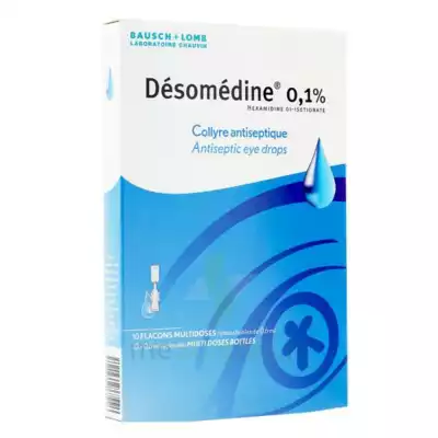 Desomedine 0,1 % Collyre Sol 10fl/0,6ml à IS-SUR-TILLE