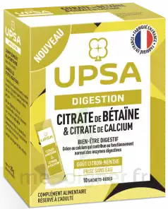 Upsa Citrate De Bétaïne & Citrate De Calcium Poudre 10 Sachets à IS-SUR-TILLE